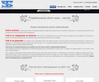 Projektowaniestroncennik.pl(Projektowanie) Screenshot