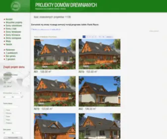 Projektydomowdrewnianych.com.pl(Projekty) Screenshot