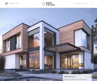 ProjektyzwizJa.pl(Gotowe projekty nowoczesnych domów jednorodzinnych) Screenshot