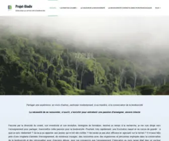 Projet-Biodiv.com(L’éducation au service de la biodiversité) Screenshot