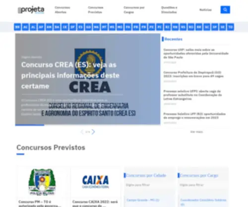 Projetaconcursos.com.br(Projetaconcursos) Screenshot