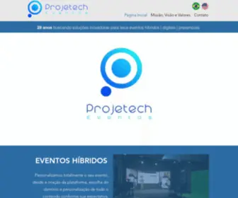 Projetech.com.br(Projetech Eventos) Screenshot