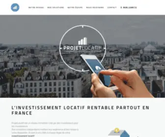 Projetlocatif.fr(Solutions d'investissement clé en main) Screenshot