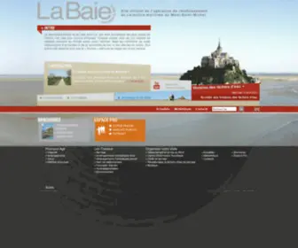 Projetmontsaintmichel.com(Projet de rétablissement du caractère maritime du Mont Saint Michel) Screenshot