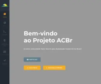 Projetoacbr.com.br(Bem-vindo(a)) Screenshot