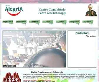 Projetoalegria.com.br(Projeto Alegria) Screenshot