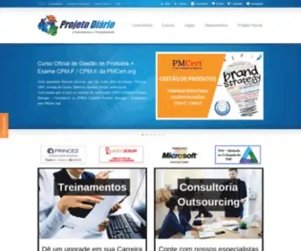 Projetodiario.net.br(Consultoria e Treinamento em Gerenciamento de Projetos) Screenshot