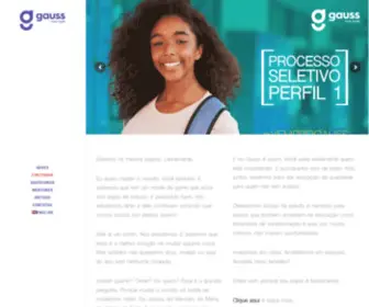 Projetogauss.org(Projeto Gauss) Screenshot