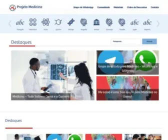 Projetomedicina.com.br(Projeto Medicina) Screenshot