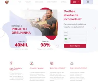 Projetoorelhinha.com.br(Orelha Abano) Screenshot