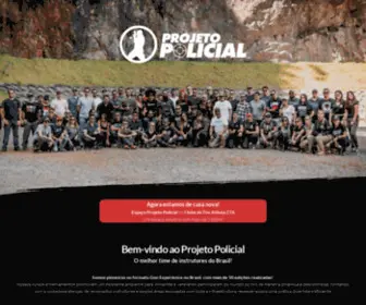 Projetopolicial.com.br(Cursos de Tiro e Treinamento) Screenshot