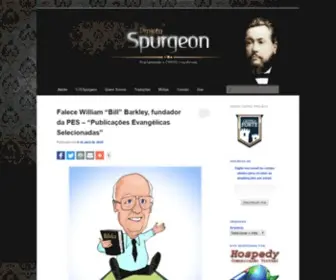 Projetospurgeon.com.br(Projeto Spurgeon) Screenshot