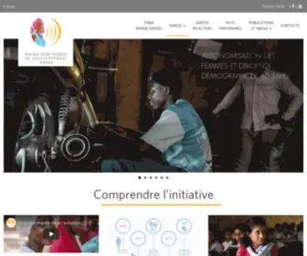 Projetswedd.org(AUTONOMISATION DES FEMMES ET DIVIDENDE DEMOGRAPHIQUE AU SAHEL Projet SWEDD) Screenshot