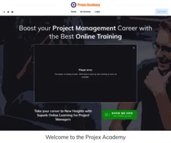 Projex.com(HOME Project Management Training Online) Screenshot