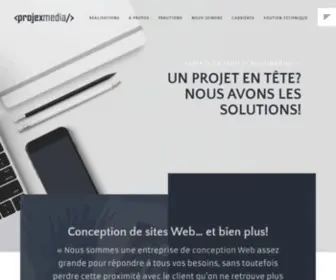 Projexmedia.com(Québec) Screenshot
