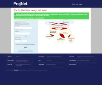 ProjNet.org(Public User) Screenshot