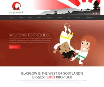 Projudo.co.uk(Pro Judo) Screenshot