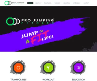 Projumpingfitness.com(PRO Jumping Fitness) Screenshot