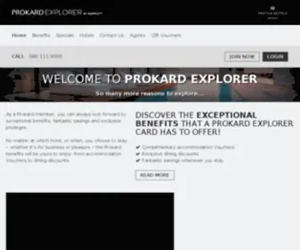 Prokardexplorer.com(Prokard Explorer) Screenshot