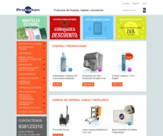 Prokipton.com(Productos de limpieza) Screenshot