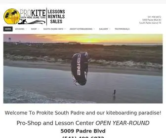 Prokitesouthpadre.com(Prokite South Padre) Screenshot