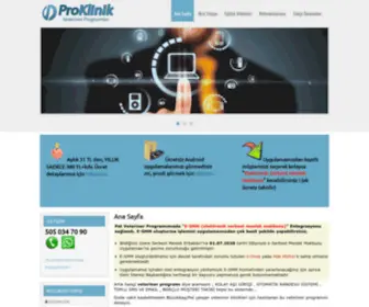 Proklinik.net(Ana Sayfa) Screenshot
