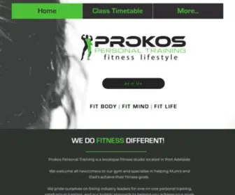 Prokospersonaltraining.com.au(Prokos Personal Training Queenstown SA) Screenshot