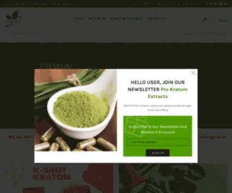 Prokratomextracts.com(Buy Kratom Online) Screenshot