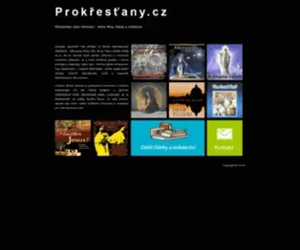 Prokrestany.cz(Křesťanský zdroj informací) Screenshot