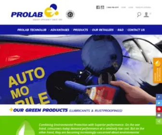Prolab-Technologies.com(Lubrifiant tout) Screenshot