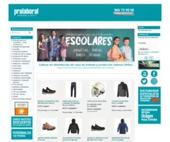 Prolaboral.es(Ropa de Trabajo y Seguridad Laboral) Screenshot