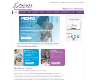 Prolacta.com(Fortifier) Screenshot