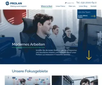 Prolan.de(PROLAN Datensysteme GmbH) Screenshot