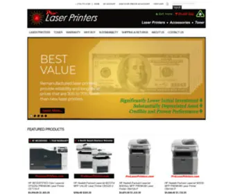 Prolaserprinters.com(Pro Laser Printers) Screenshot