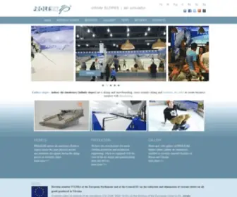 Proleski.com(Indoor ski simulators PROLESKI) Screenshot