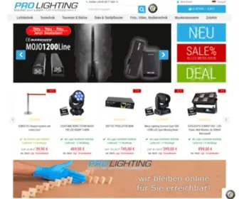 Prolighting.de(Pro Lighting e.K) Screenshot