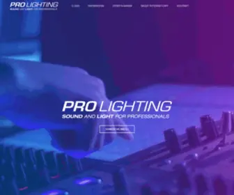 Prolighting.pl(Głośniki i kolumny aktywne) Screenshot