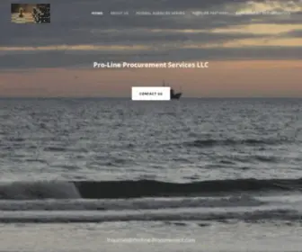 Proline-Procurement.com(Pro-Line Procurement Services LLC) Screenshot
