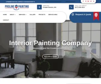 Prolinepaintingservice.com(Star Painting Company Weymouth) Screenshot