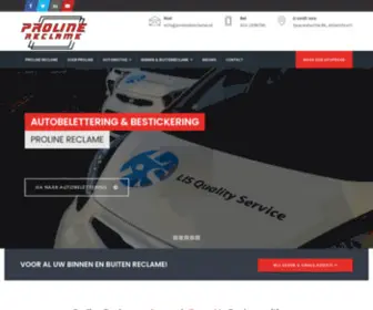 Prolinereclame.nl(Carwrapping) Screenshot