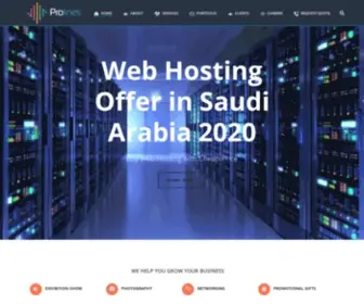 Prolines.sa(Saudi Web & Graphic Design Company Jeddah) Screenshot