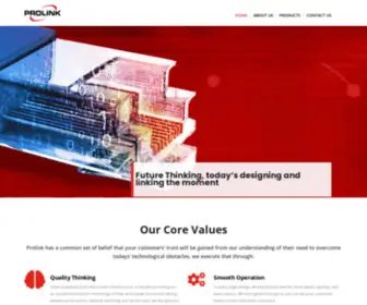 Prolink.us.com(Modernize Your Physical Network Infrastructure) Screenshot