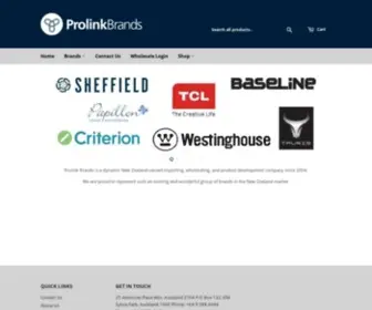 Prolinkasia.com(Prolink Asia) Screenshot