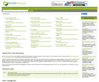 Prolinkdirectory.com(Free Directory) Screenshot