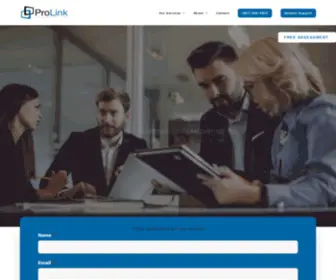 Prolinkit.com(Business IT Support) Screenshot