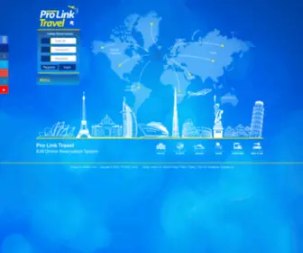 Prolinktravel.com(Pro Link Travel) Screenshot