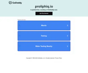 Proliphiq.io(Prolifiiq) Screenshot