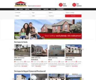 Prolocalimobiliaria.com.br(Prolocal Imobiliaria) Screenshot