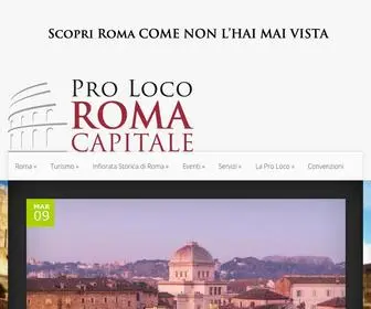 Prolocoroma.it(Pro Loco di Roma) Screenshot