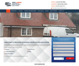 Prologicbuilding.com(Extension and loft conversion builders in Bracknell) Screenshot